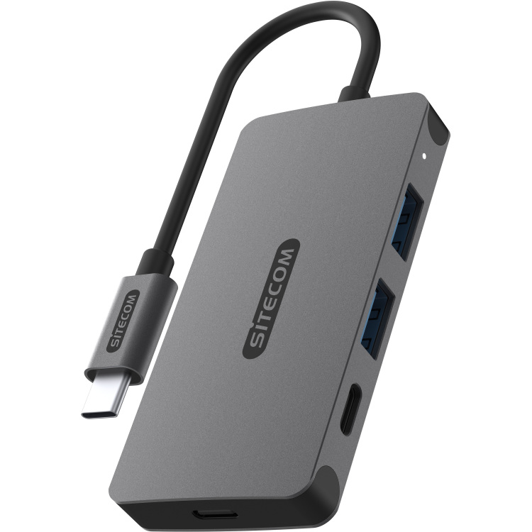 Sitecom USB-C naar 2x USB-A + 2x USB-C 10 Gbps usb-hub