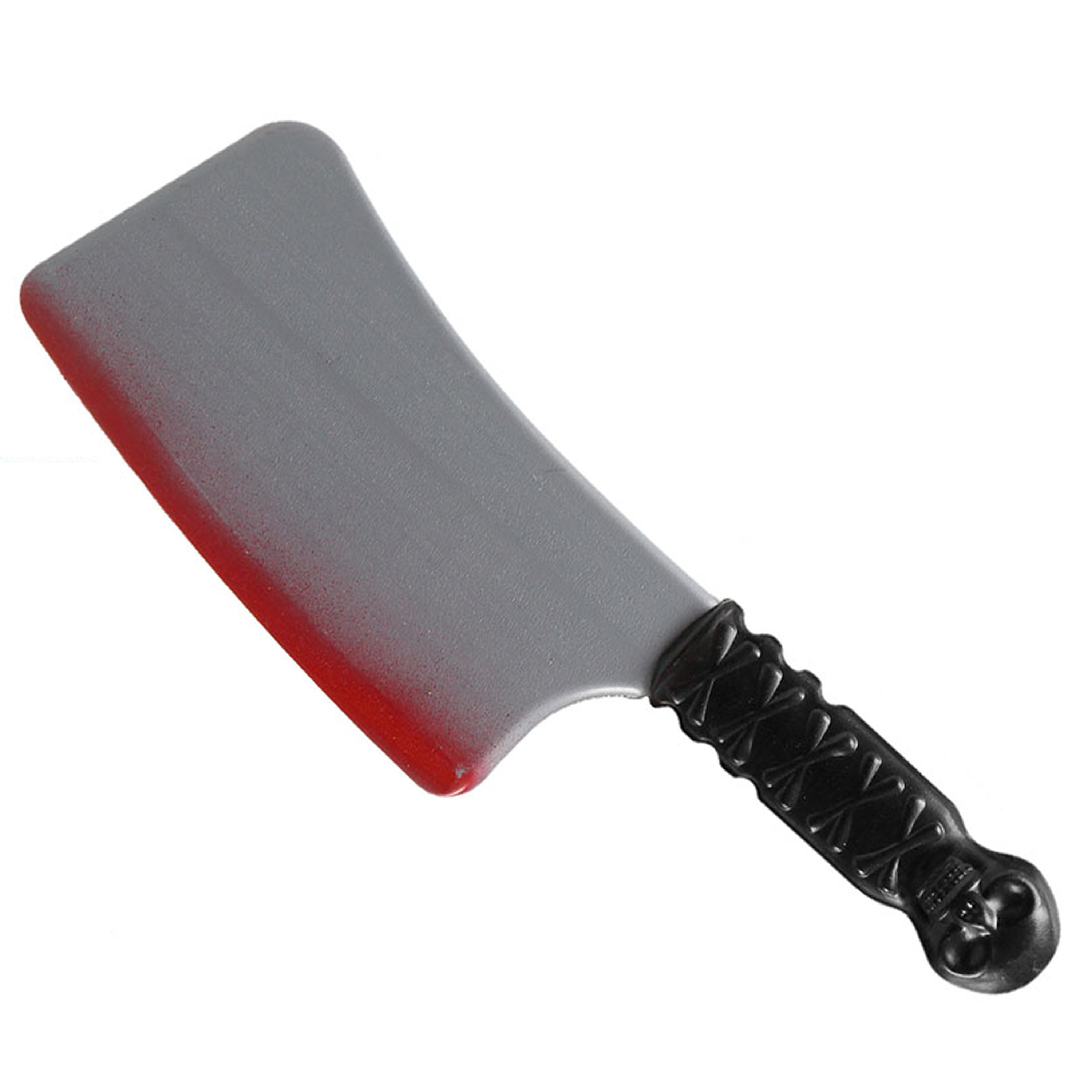Groot killer cleaver mes - plastic - 38 cm - Halloween verkleed wapens - met bloed -