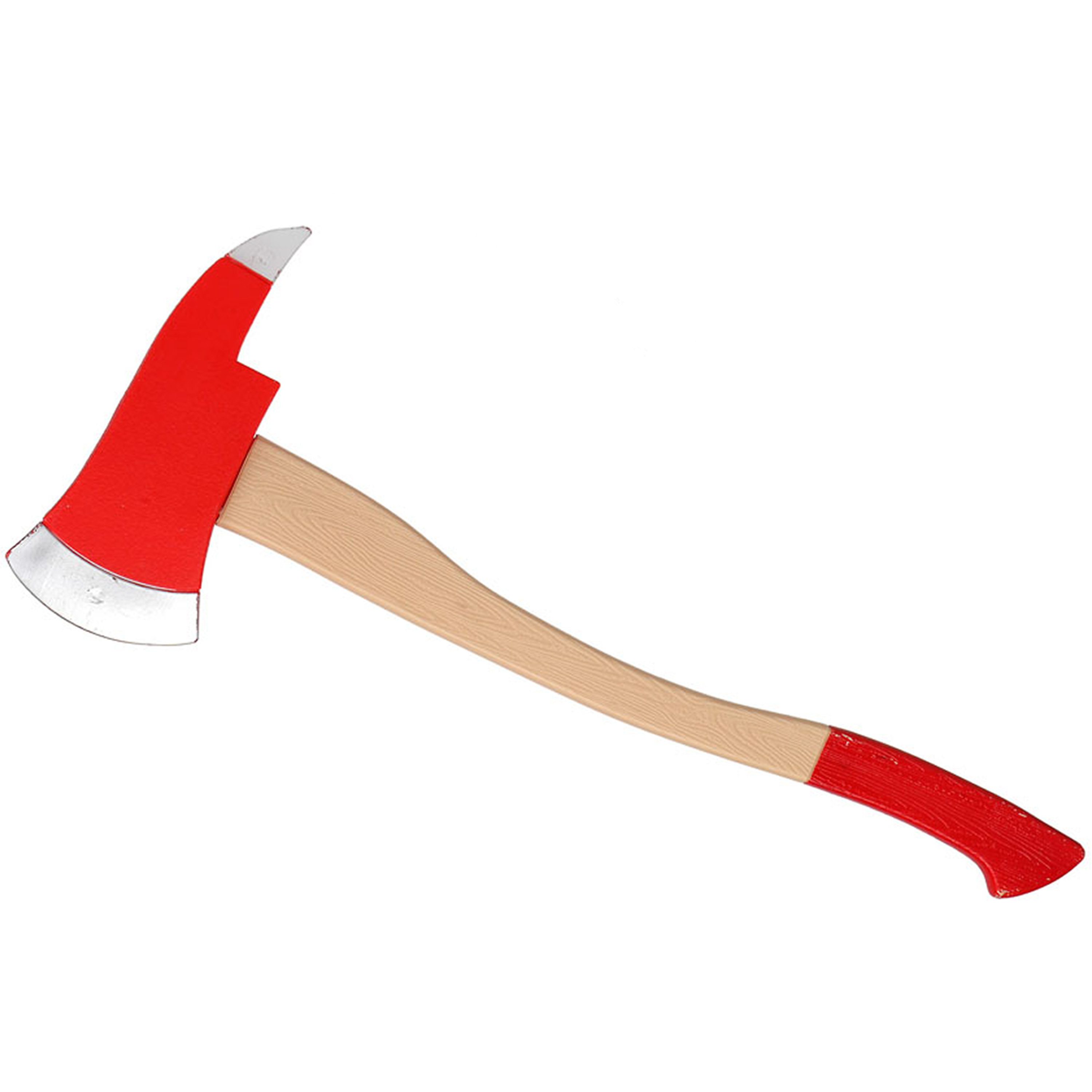 Brandweer verkleed thema grote hakbijl - plastic - 61 cm - gereedschap -