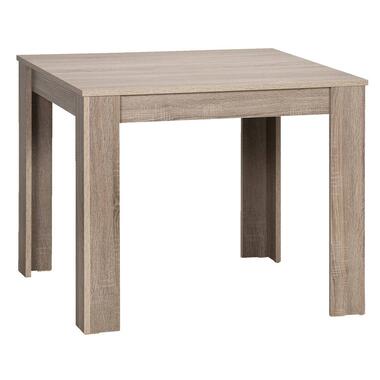 Eetkamertafel Sepp - donker eiken - 75x80x80 cm - Leen Bakker