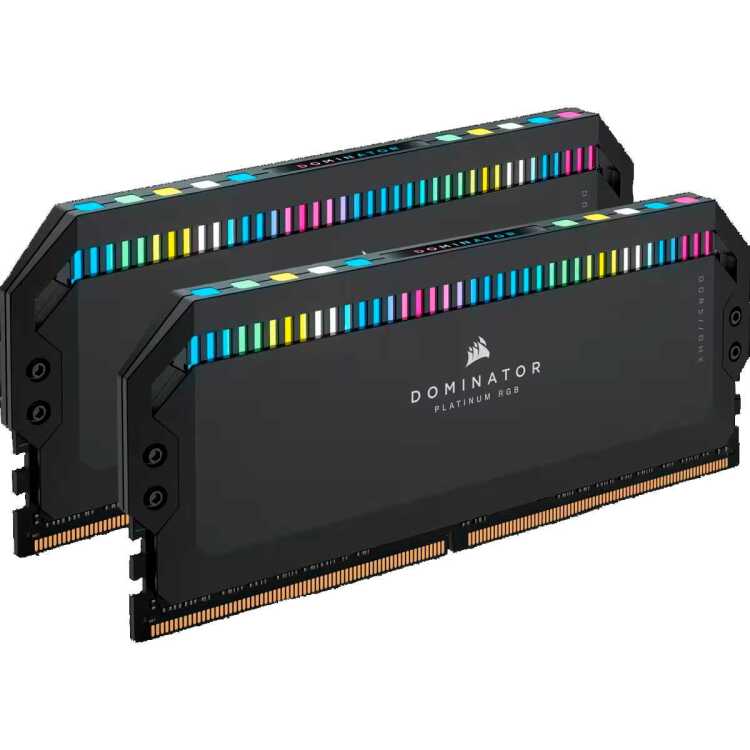 Corsair 64 GB DDR5-6400 Kit werkgeheugen Dominator Platinum RGB, XMP 3.0
