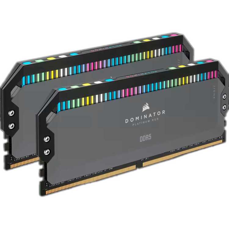 Corsair 32 GB DDR5-6000 Kit werkgeheugen CMT32GX5M2B6000Z30K, Dominator Platinium RGB, EXPO