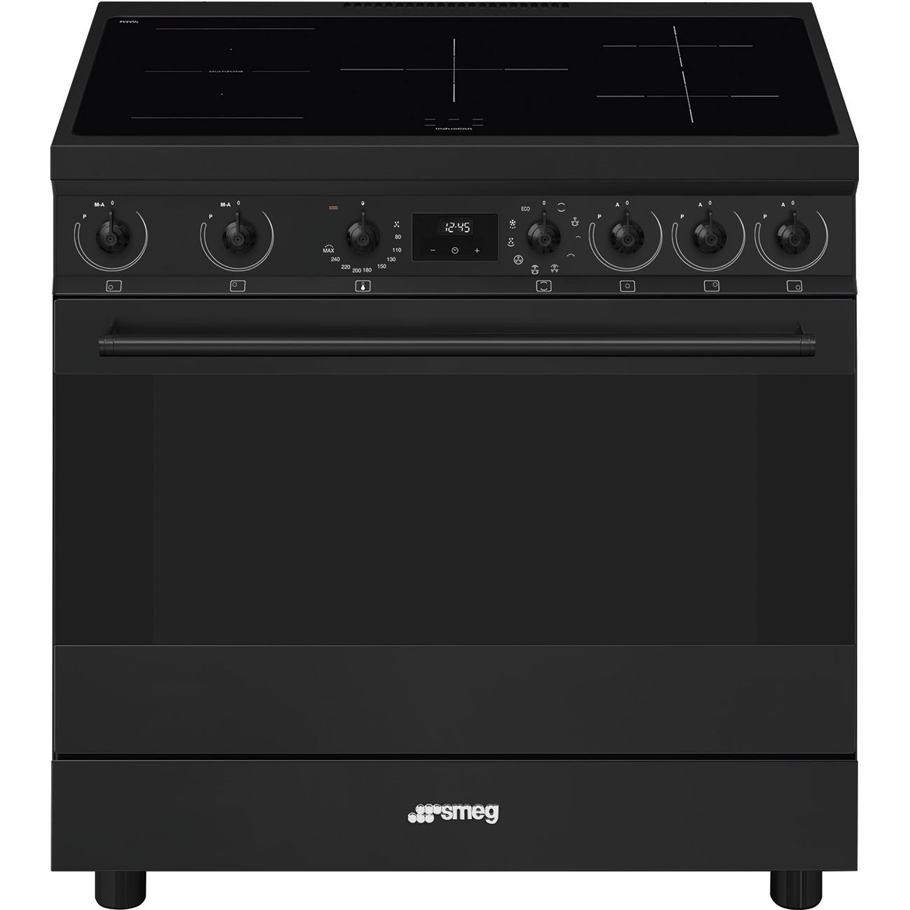 Smeg C9IMN2 Inductie fornuis Zwart