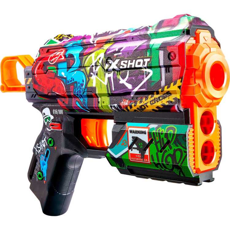 ZURU X-Shot Skins - Flux Graffiti dart blaster