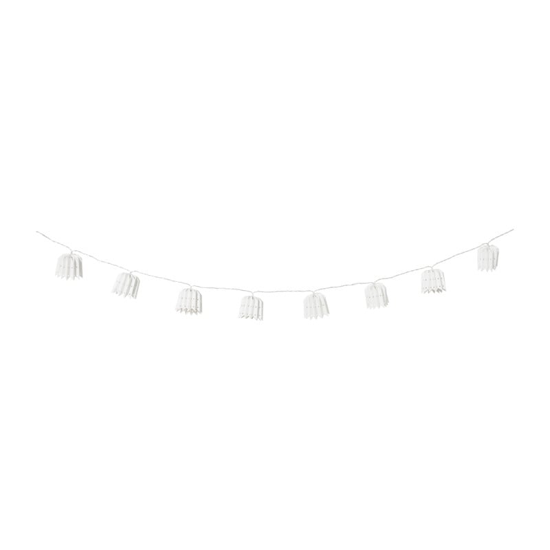 Slinger papier - wit - 175 cm