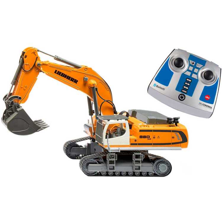 SIKU Control - Liebherr R980 SME rupsgraafmachine rc Incl. afstandsbediening, Schaal 1:32