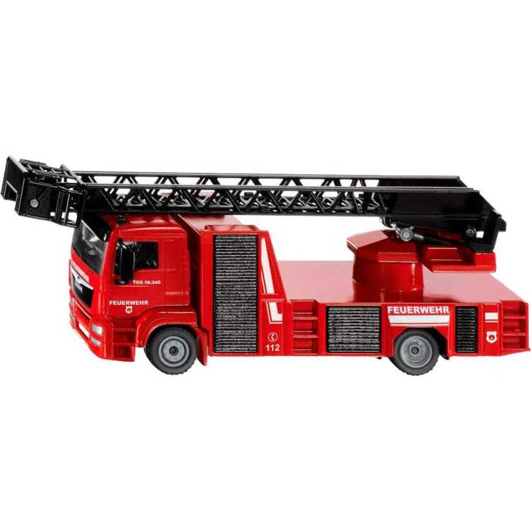 SIKU Super - MAN brandweer ladderwagen modelvoertuig Schaal 1:50