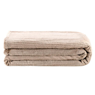 Plaid Lenn - Beige - 200x220 cm - Leen Bakker
