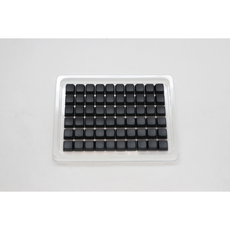 Ducky Blank Black keycaps keycaps 132 stuks, MDA Profile