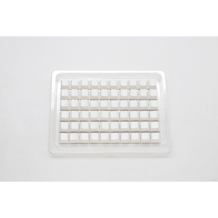 Ducky Blank white keycaps keycaps 132 stuks, Cherry Profile