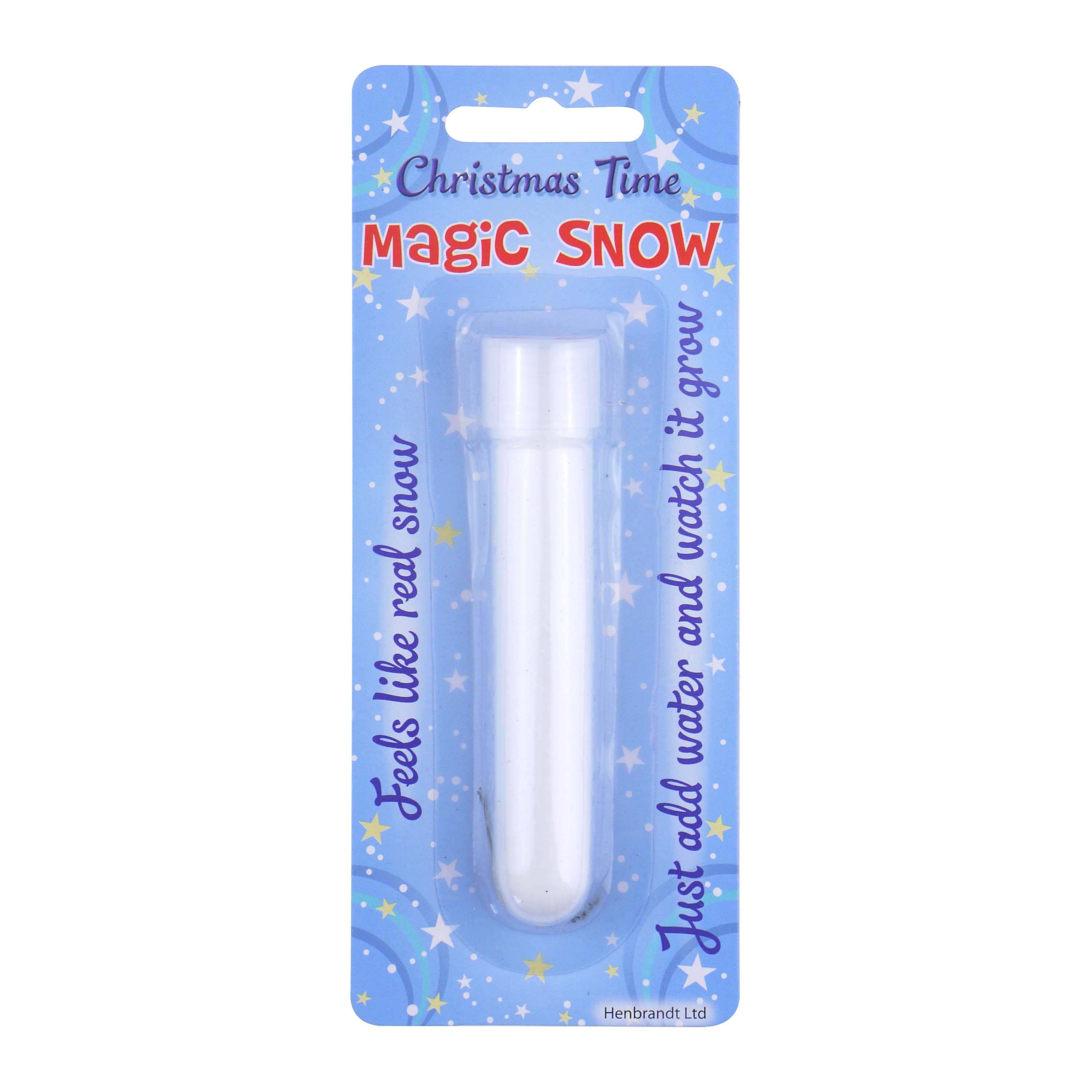 Magisch sneeuw - tube 12 gram voor 1 liter sneeuw - zelf sneeuw maken -