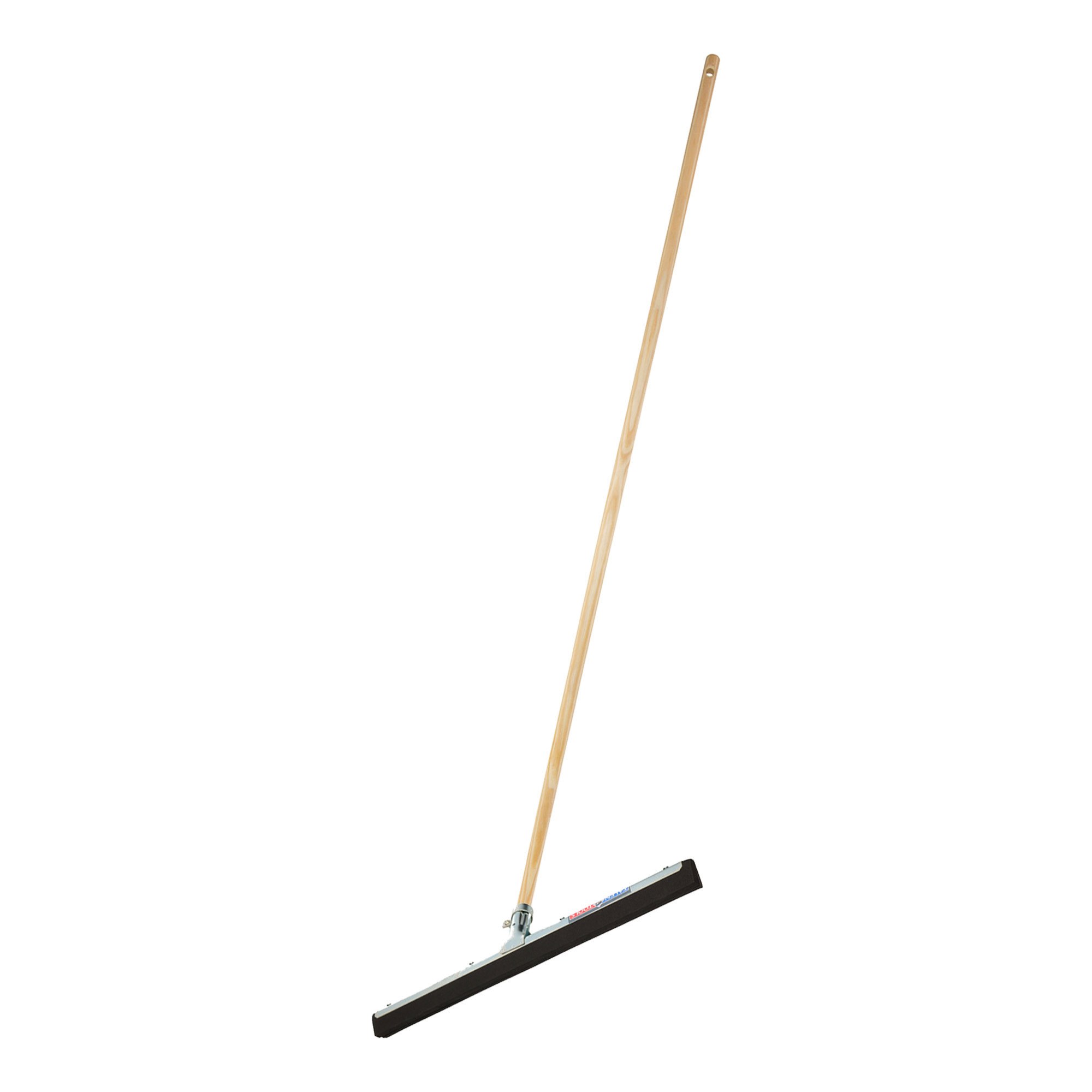 Vloertrekker/douchetrekker voor water - metaal/schuimrubber - B45 cm - houten steel 150 cm -