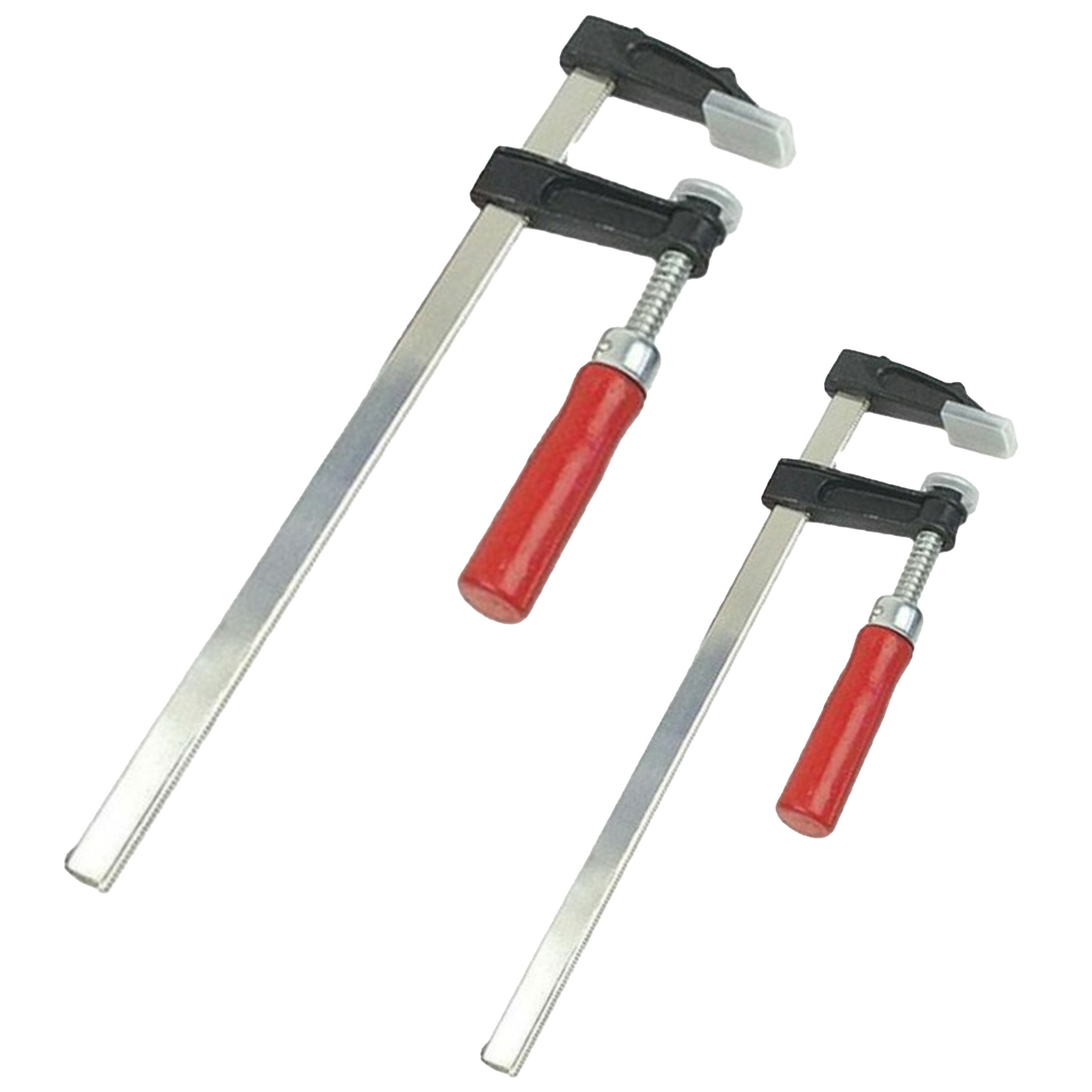 Snelspan lijmklemmen set - 4x - verzinkt staal - bereik 150 en 200 mm - lijmtang -