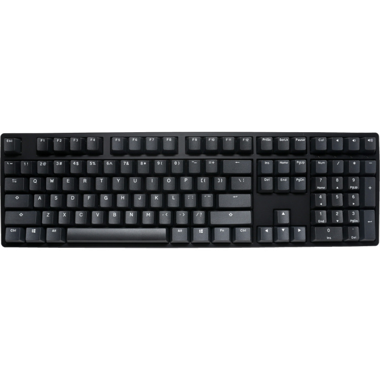 Ducky Origin Phantom Black toetsenbord hot swap, PBT Double-Shot Keycaps