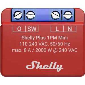 Shelly Plus 1PM Mini relais Wifi, Bluetooth