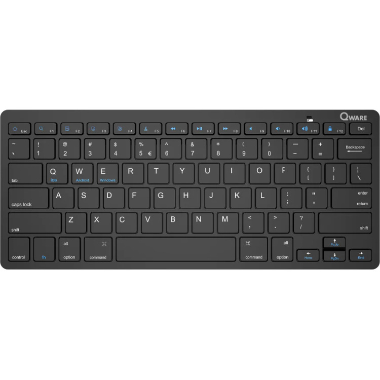 Qware Woodstock draadloos toetsenbord toetsenbord TKL, Bluetooth