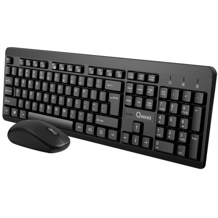 Qware Nottingham draadloze combo desktopset 1200 DPI