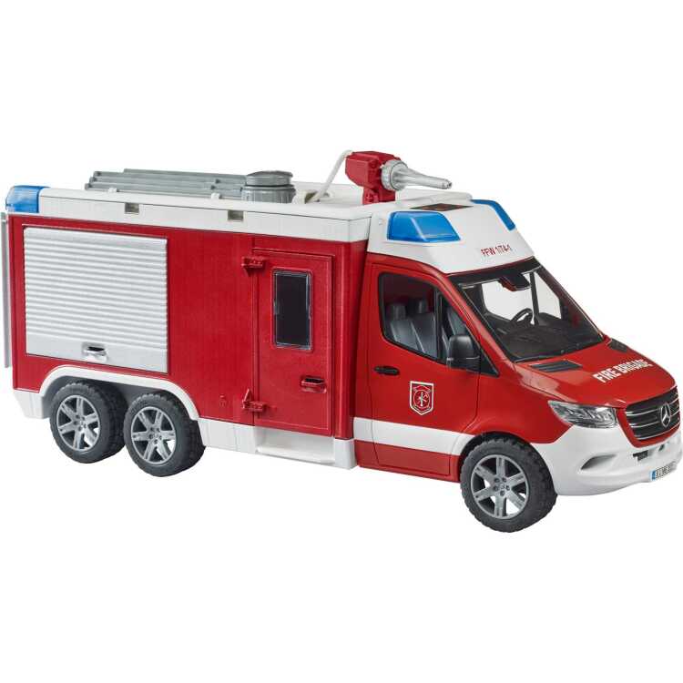 bruder Mercedes Benz Sprinter brandweer commandowagen met licht en geluid modelvoertuig 02680
