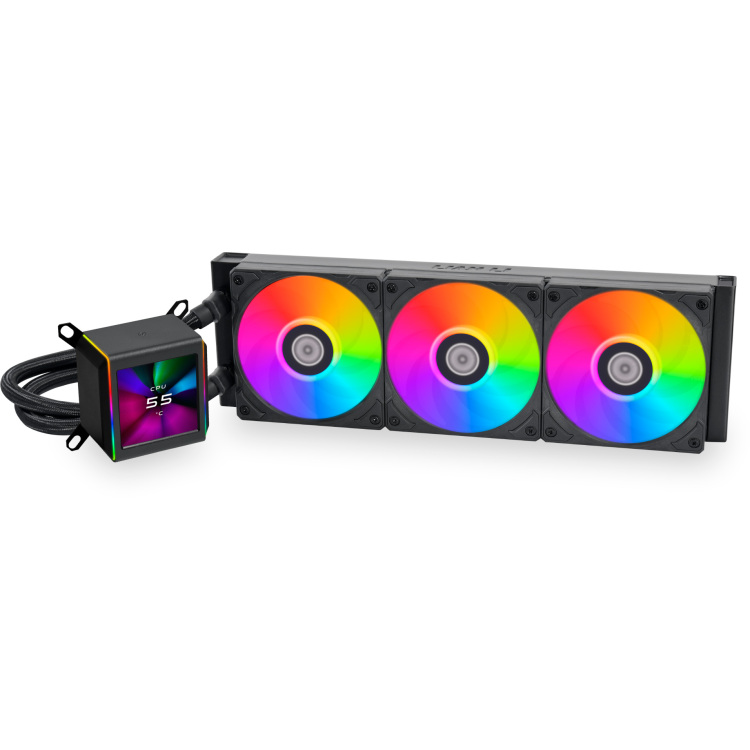Lian Li Galahad II-LCD 360 waterkoeling 4-pins PWM fan-connector
