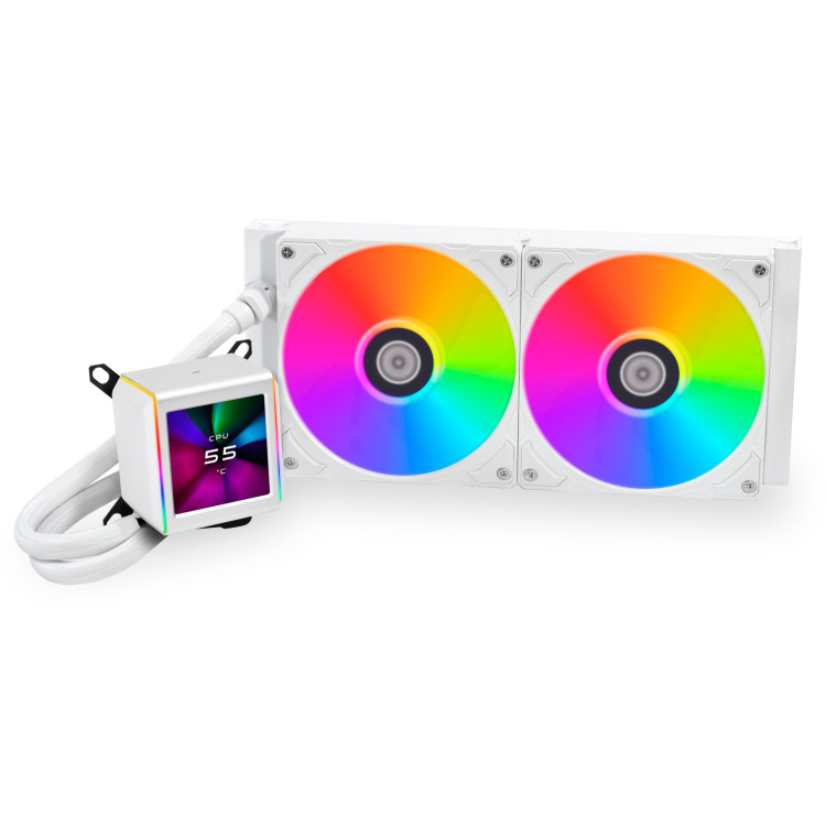 Lian Li Galahad II LCD 280 waterkoeling 4-pins PWM fan-connector