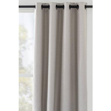 Gordijn Kai - beige - 135x280 cm (1 stuk) - Leen Bakker