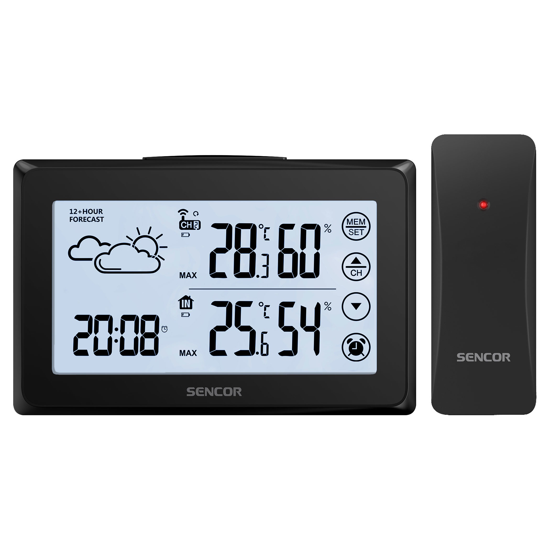 Sencor SWS 2850 Weerstation Zwart