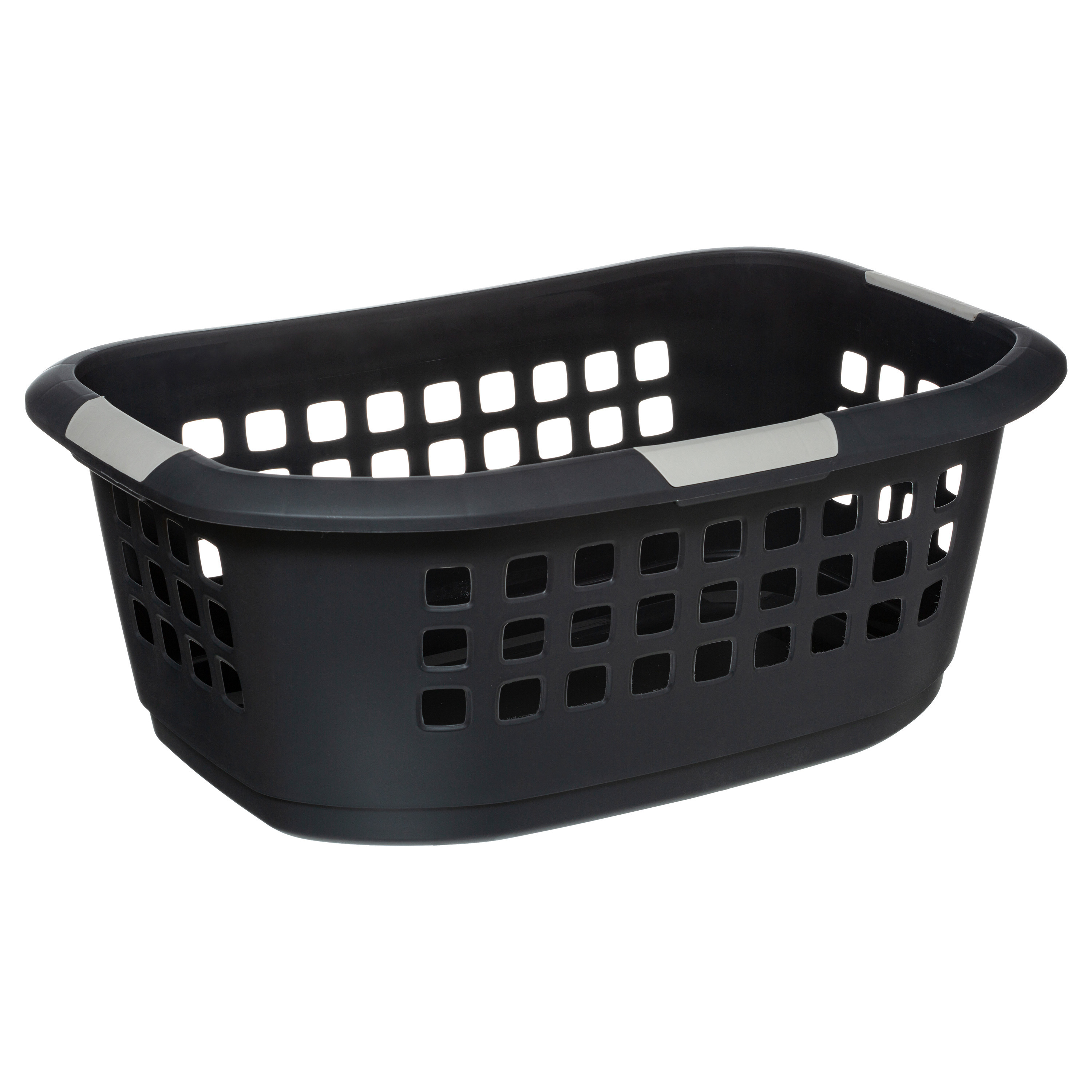 Wasmand extra groot - antraciet - kunststof - 51 liter - 67 x 47 x 27 cm -