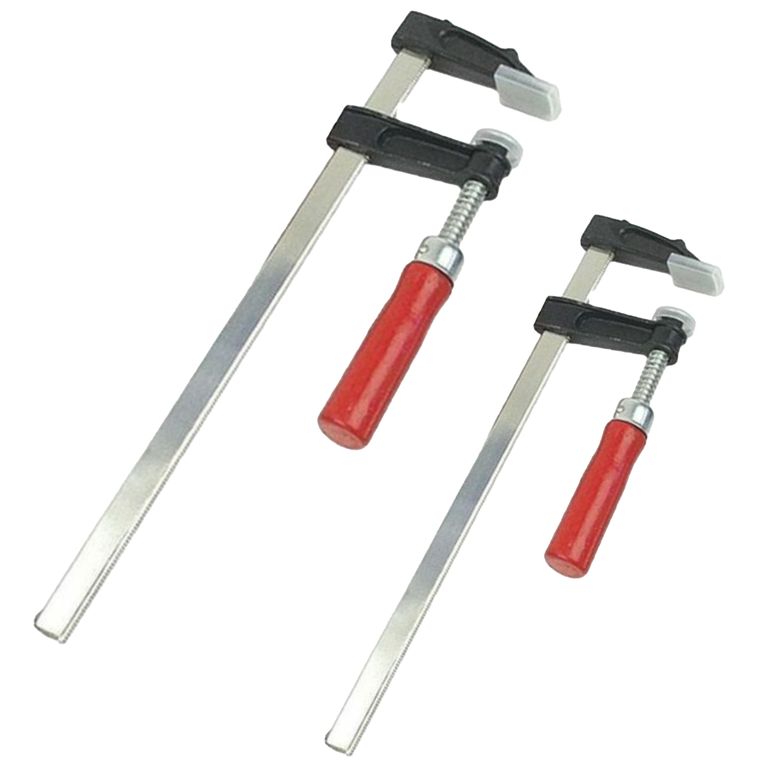Snelspan lijmklemmen set - 2x - verzinkt staal - bereik 200 en 250 mm - lijmtang -