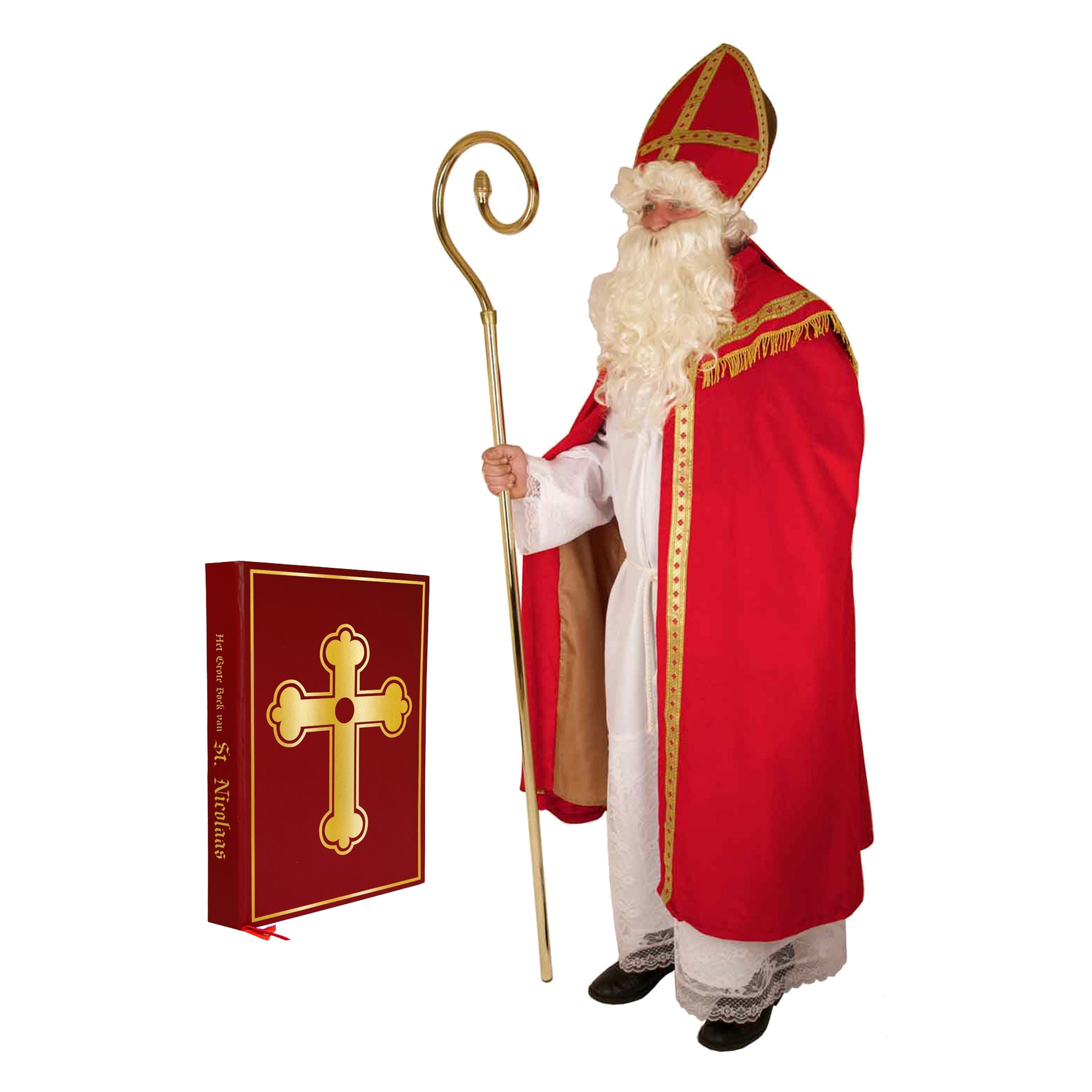 Compleet Sinterklaas kostuum inclusief boek One size -