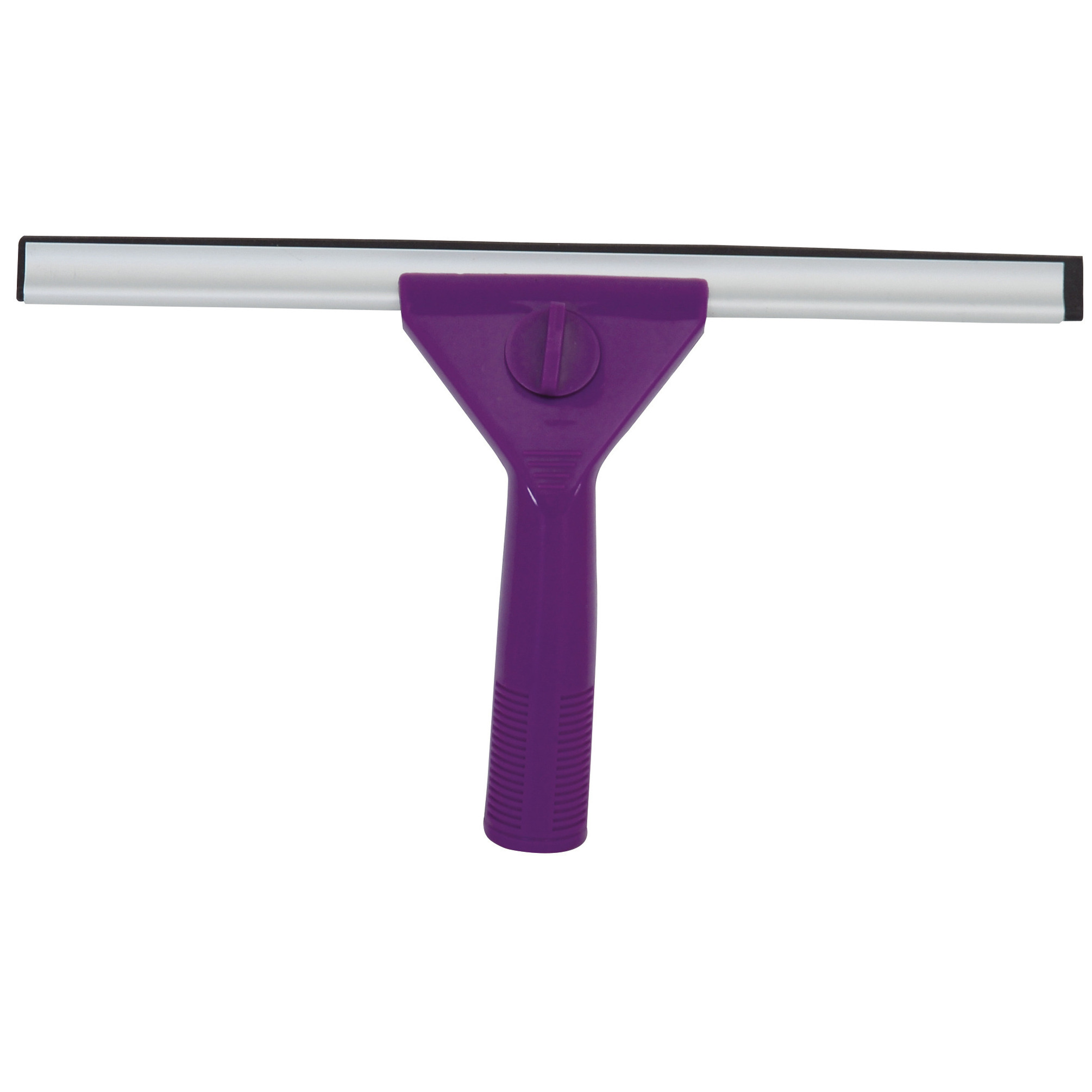 Raamwisser/raamtrekker - kunststof handvat - paars - 24 cm breed -
