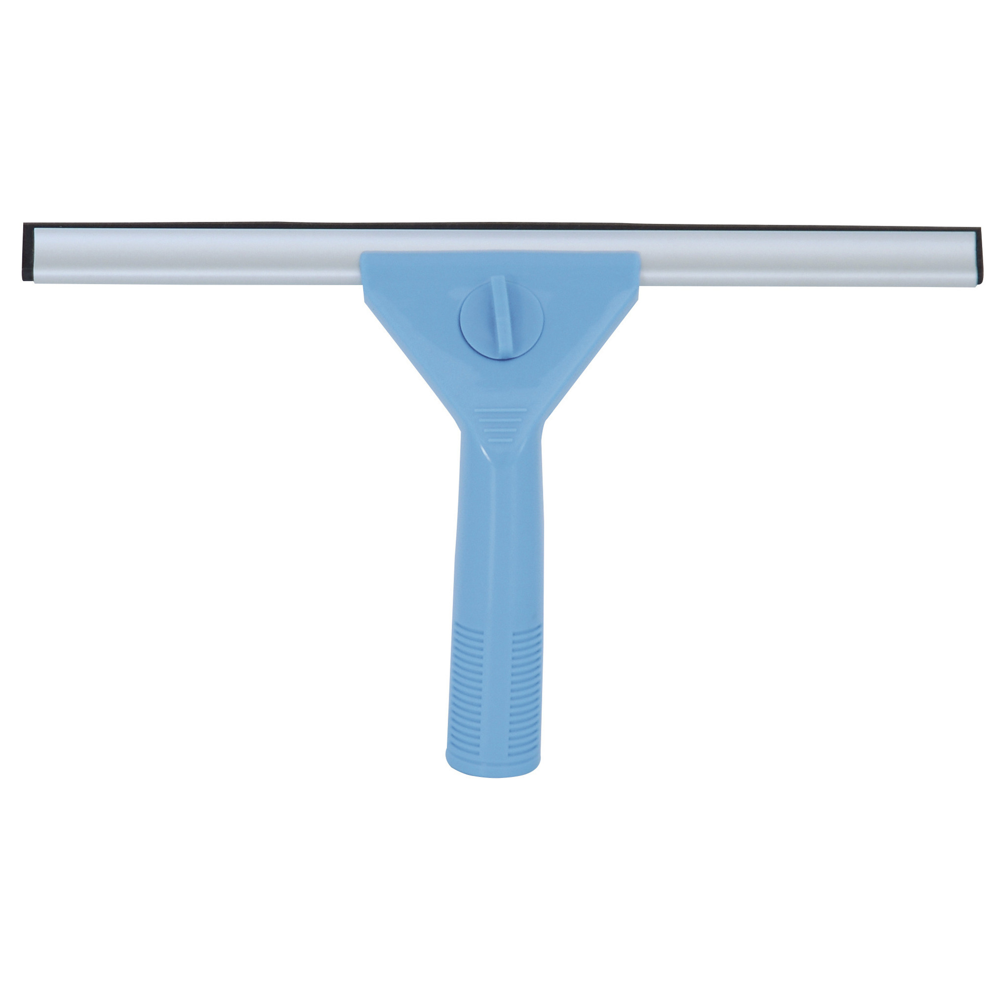 Raamwisser/raamtrekker - kunststof handvat - blauw - 24 cm breed -