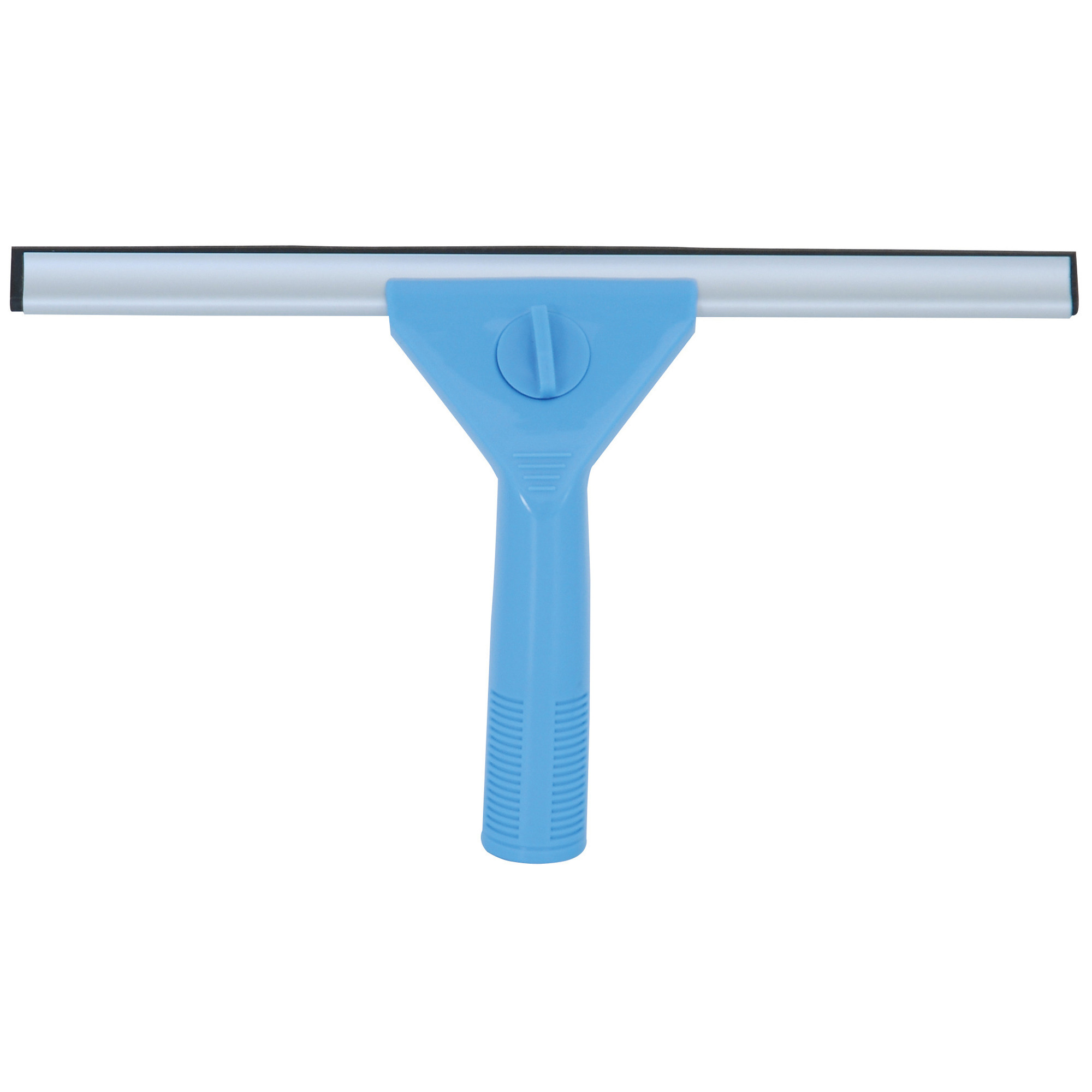 Raamwisser/raamtrekker - kunststof handvat - blauw - 40 cm breed -