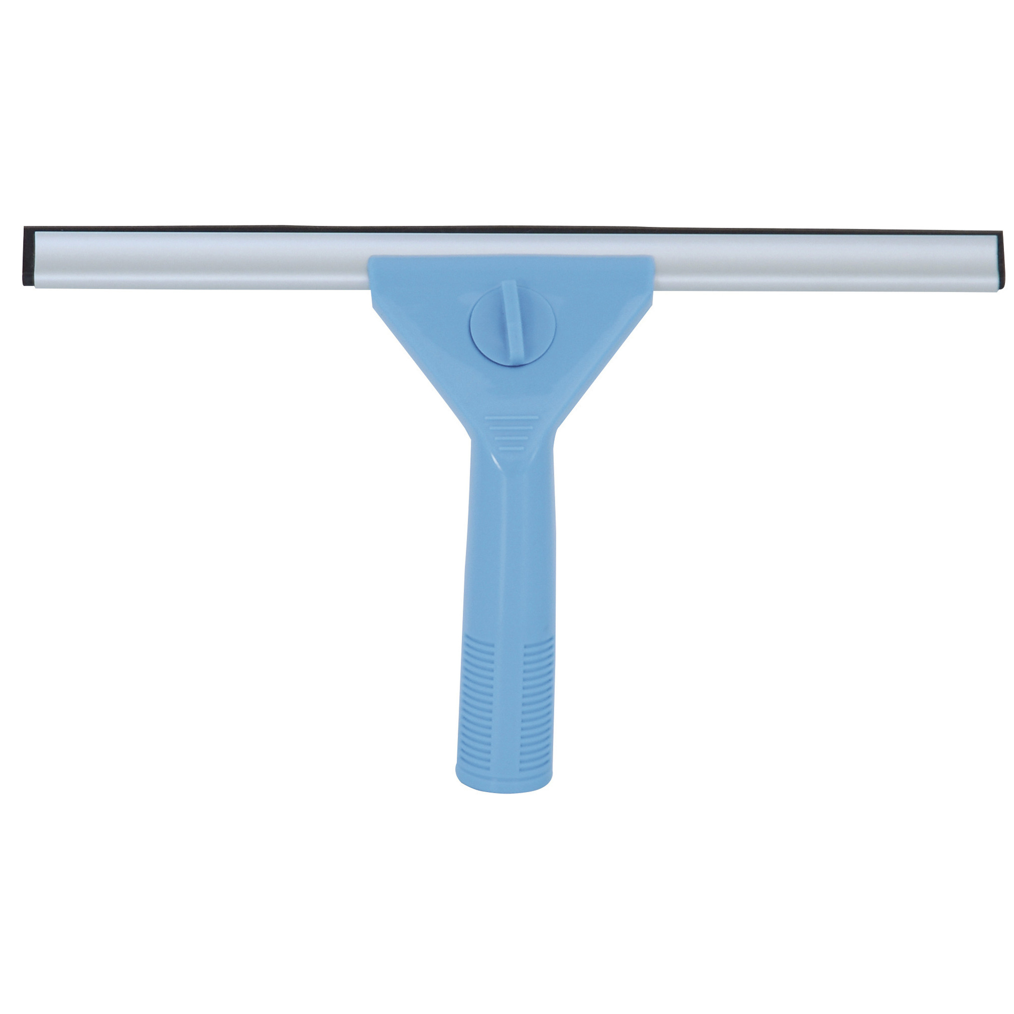 Raamwisser/raamtrekker - kunststof handvat - blauw - 30 cm breed -