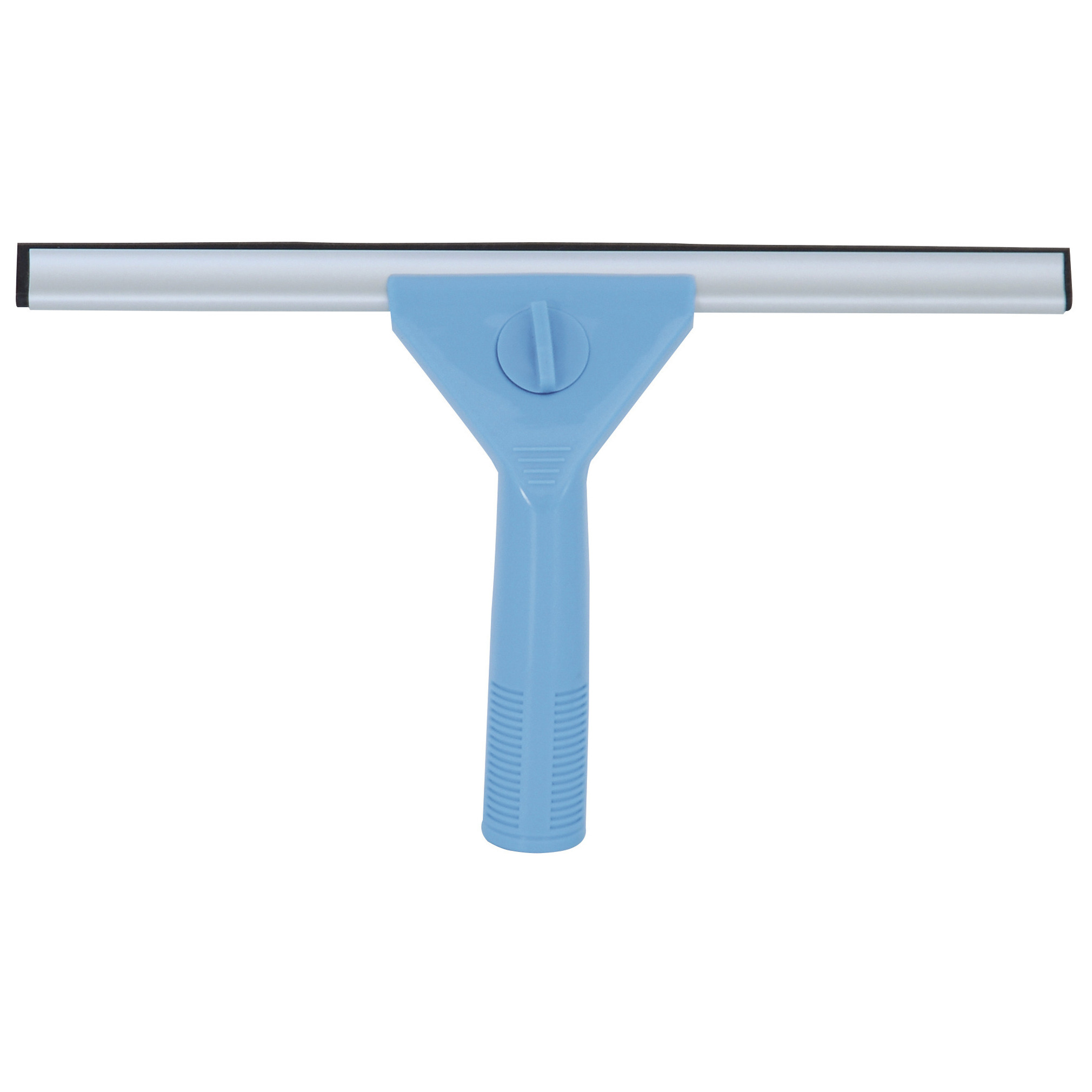 Raamwisser/raamtrekker - kunststof handvat - blauw - 35 cm breed -
