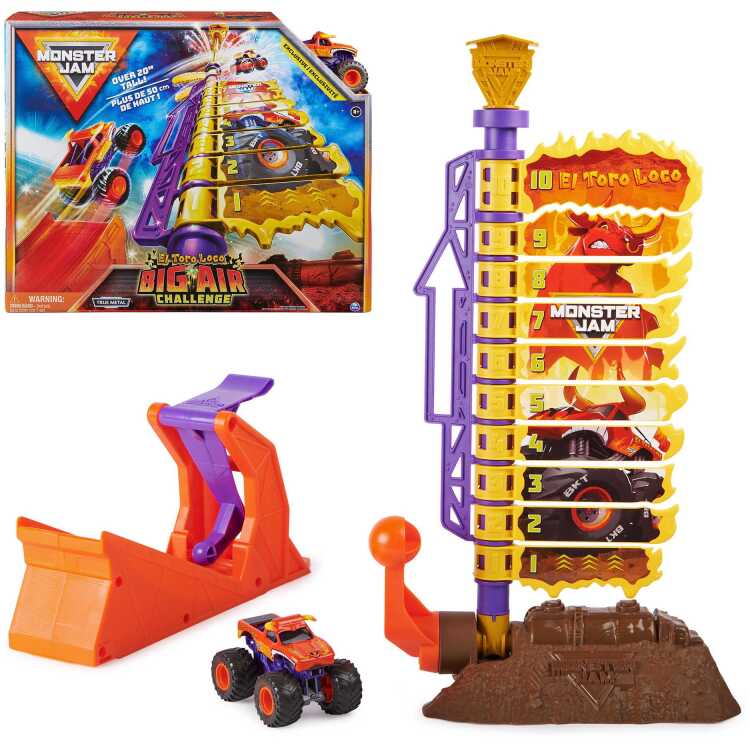 Spin Master Monster Jam - El Toro Loco's Big Air Challenge speelgoedvoertuig Schaal 1:64