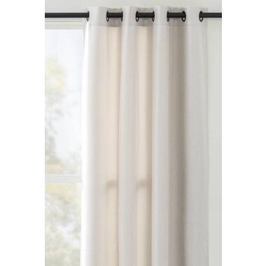 Gordijn Mila - wit - 140x280 cm (1 stuk) - Leen Bakker