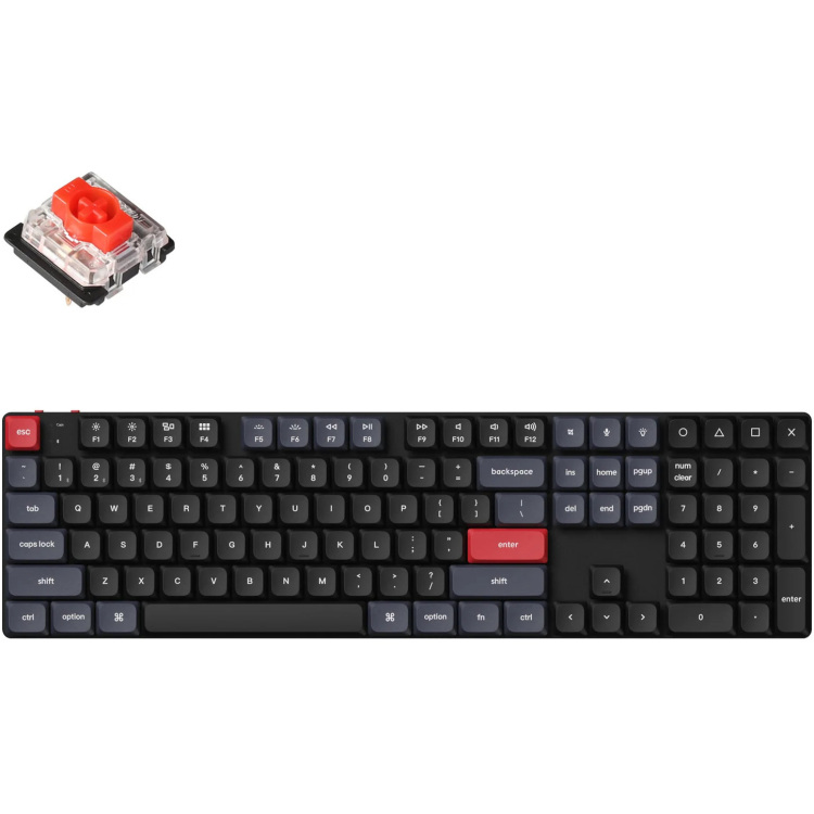 Keychron K5 Pro-B1 toetsenbord RGB leds, Double-shot PBT, Bluetooth 5.1
