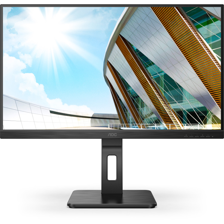 AOC 24P2QM ledmonitor 2x HDMI, 1x Displayport, DVI-D, VGA, USB-A 3.2, USB-B 3.2