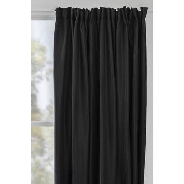 Gordijn Luca XL - zwart - 280x280 cm (1 stuk) - Leen Bakker