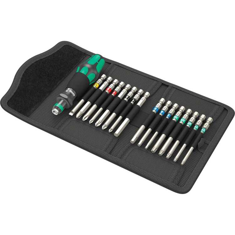 Wera Kraftform Kompakt 60 Tool Finder, 17-delig dopsleutel