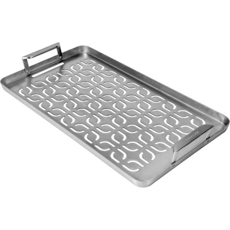 Traeger ModiFIRE vis & groenten roestvrijstalen grillschaal grillkorf 46 x 26cm