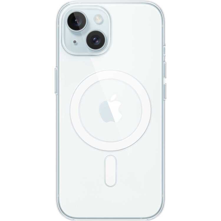 Apple Doorzichtig hoesje met MagSafe voor iPhone 15 telefoonhoesje