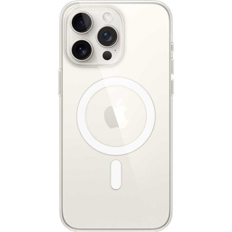 Apple Doorzichtig hoesje met MagSafe voor iPhone 15 Pro Max telefoonhoesje