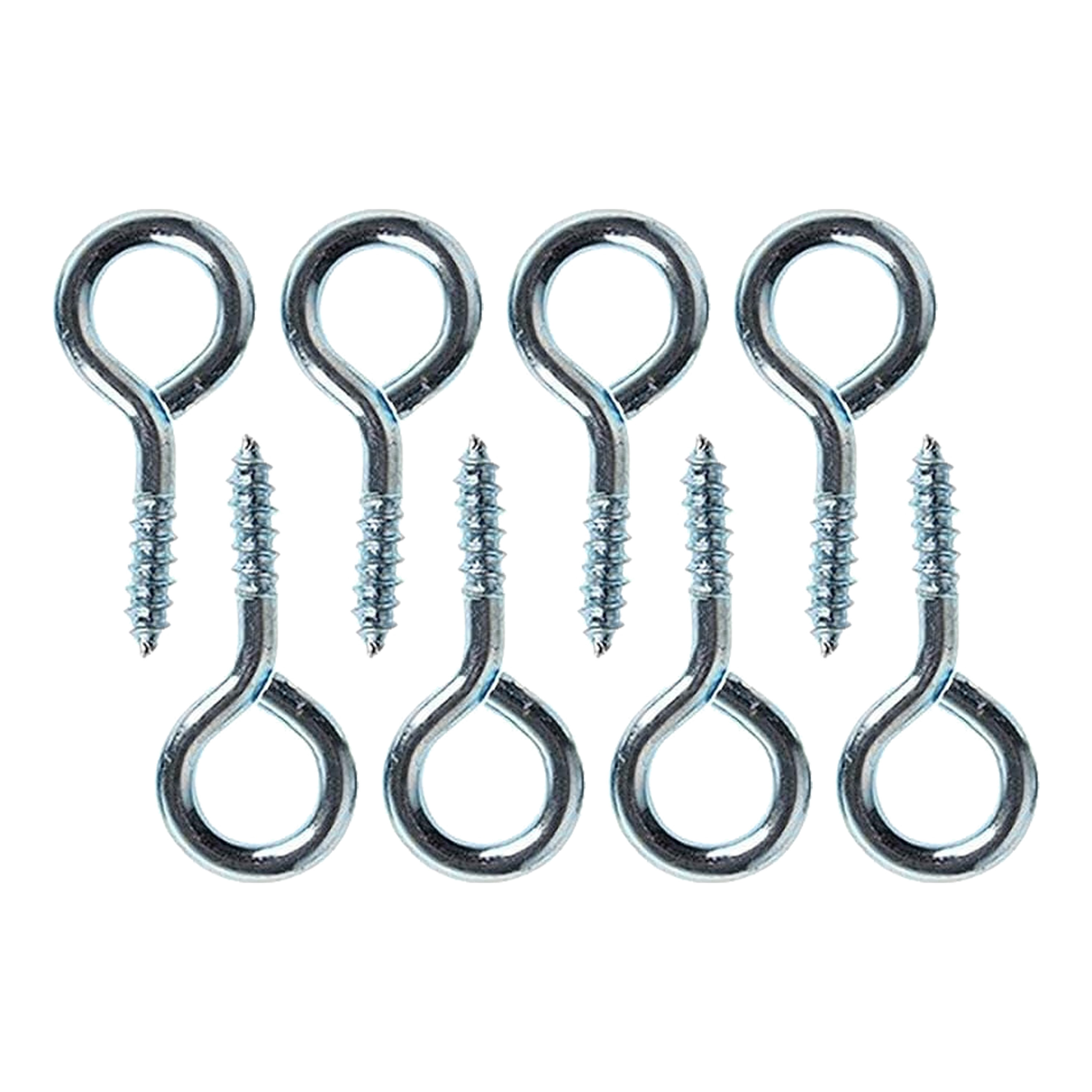 Deltafix Schroefogen - 16x - verzinkt metaal - 20 x 10 mm - ijzerwaren -