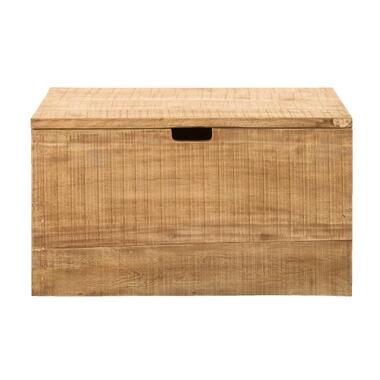 Opbergkist Ronald - naturel - 45x80x45 cm - Leen Bakker