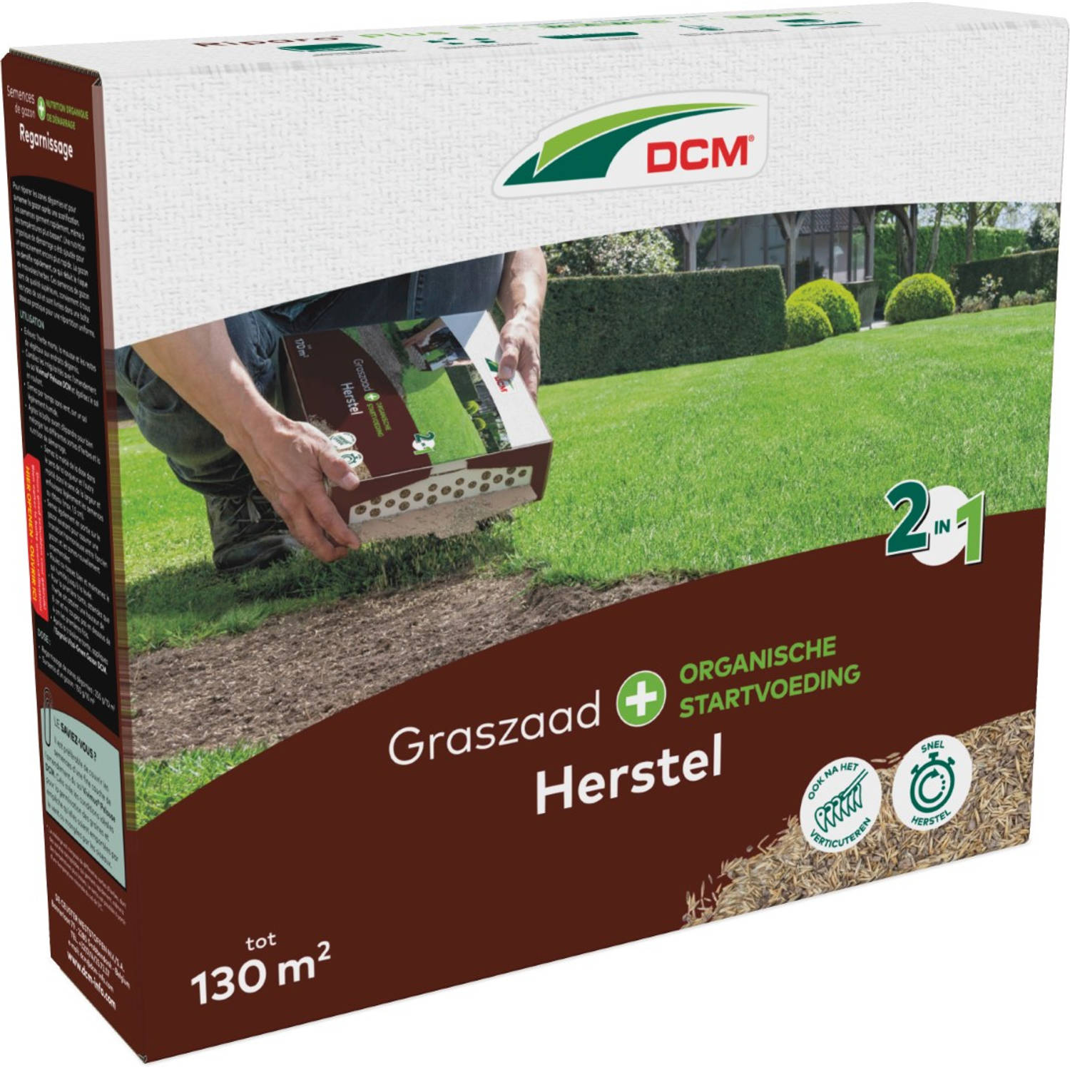 DCM - Graszaad 2-in-1 Herstel 130 M2 (1,95 kg)