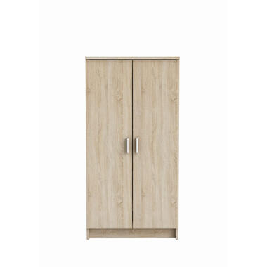 Schoenenkast Cabinet - eikenkleur - 108,4x54,6x35,3 cm - Leen Bakker
