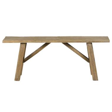 Bankje Siep - naturel - 45x120x35 cm - Leen Bakker
