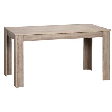 Eetkamertafel Sepp - donker eiken - 75x120x80 cm - Leen Bakker