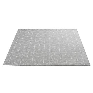 Vloerkleed Essen - grijs - 160x230 cm - Leen Bakker
